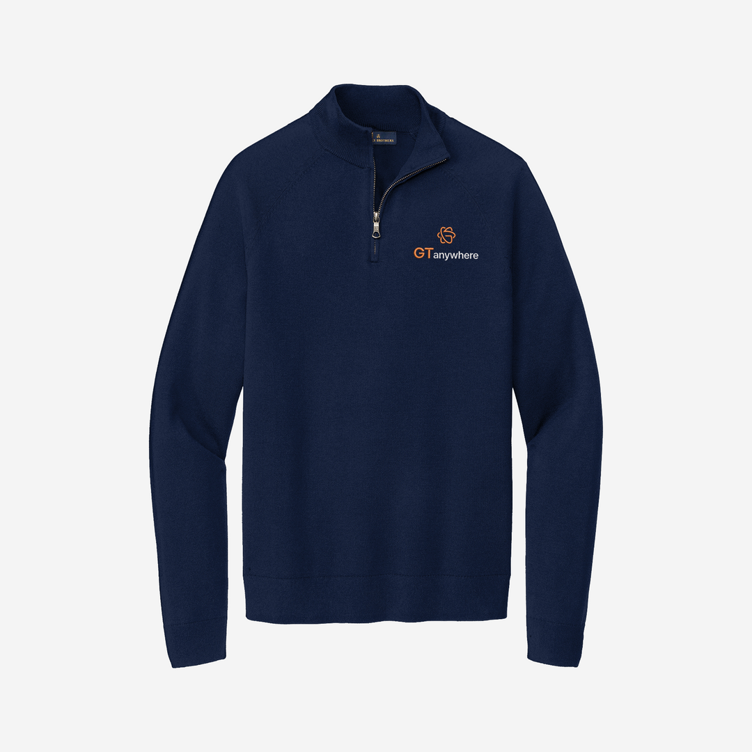 Men's GT Anywhere Cotton Stretch 1/4-Zip Sweater