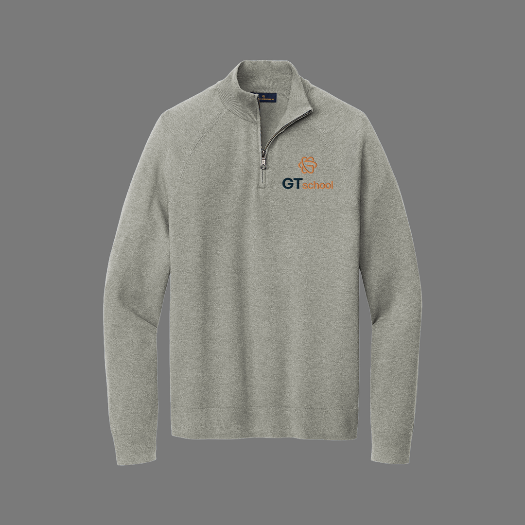 Brooks Brothers® Cotton Stretch 1/4-Zip Sweater