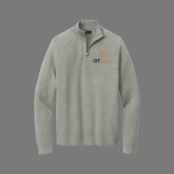 Brooks Brothers® Cotton Stretch 1/4-Zip Sweater