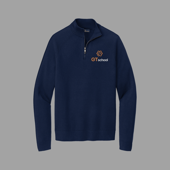 Brooks Brothers® Cotton Stretch 1/4-Zip Sweater