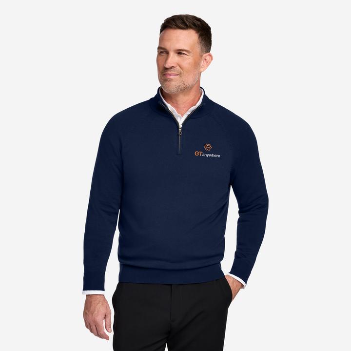 Men's GT Anywhere Cotton Stretch 1/4-Zip Sweater